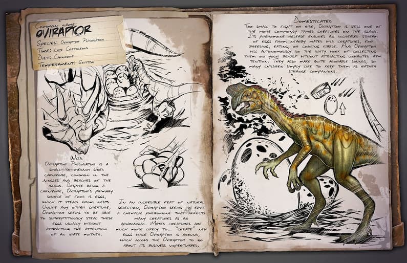 Todo sobre Oviraptor【 Guía Ark: Survival Evolved 】